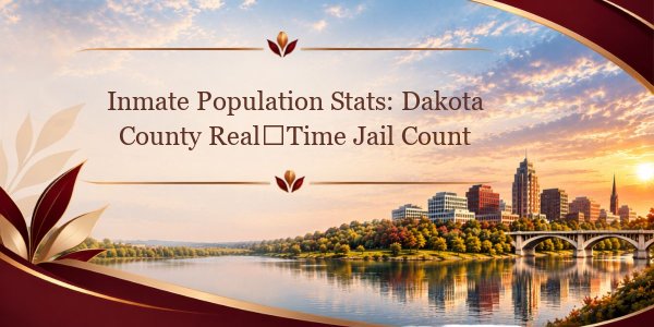 Inmate Population Stats: Dakota County Real‑Time Jail Count